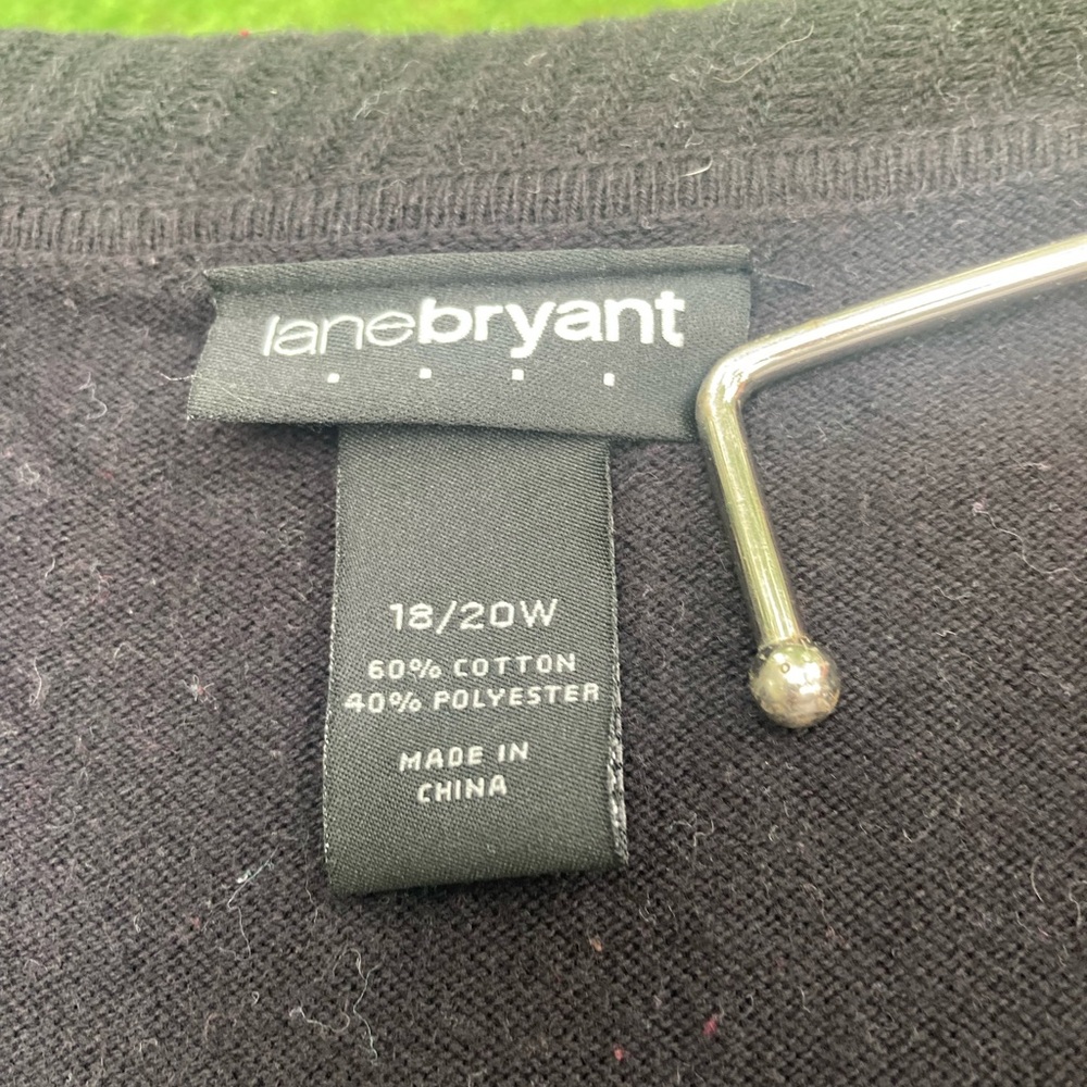 Lane Bryant black open cardigan - Picture 3 of 7